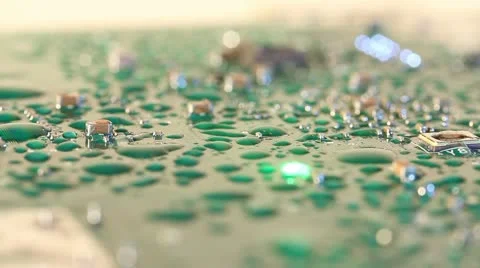 Electronic circuit Stock Footage 10793225