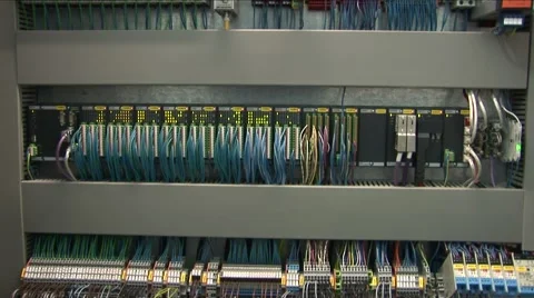 Electronic circuit patch windmill Video stock 5762815