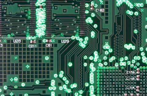 Electronic circuit Stock Photos