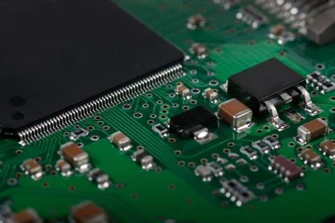 Electronic circuit Stock Photos