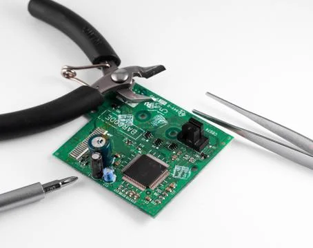 Electronic circuit Stock Photos