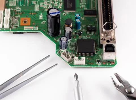 Electronic circuit Stock Photos