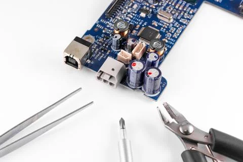 Electronic circuit Stock Photos
