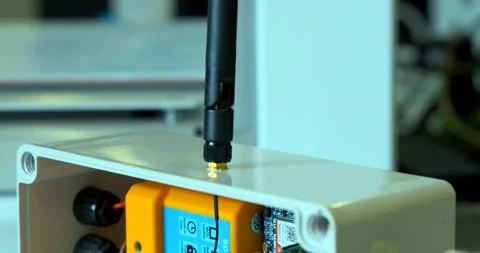 Electronic circuit in a plastic box 4k 스톡 동영상 140071100