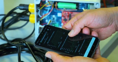 Electronic circuit in a plastic box 4k 스톡 동영상 140071187