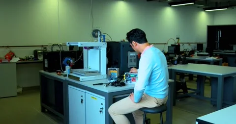 Electronic circuit in a plastic box 4k 스톡 동영상 140071278