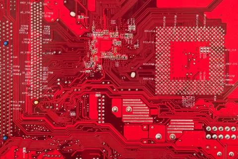 Electronic circuit plate background Stock Photos