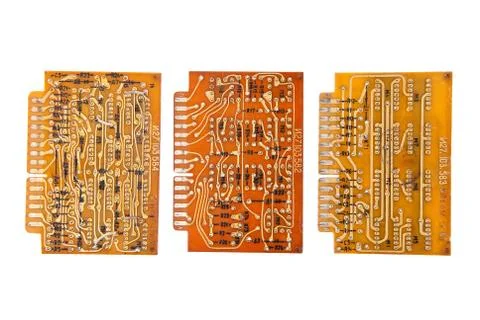 Electronic circuit plates Stock Photos