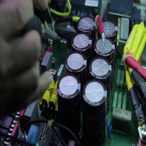 Electronic circuit repair Stock-Footage 69614732