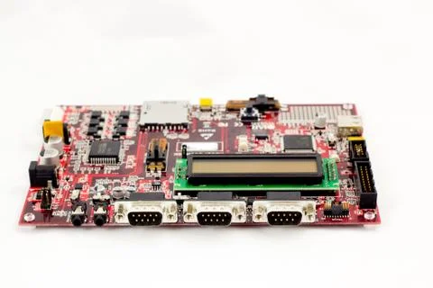 Electronic circuit testing Board Stock Photos