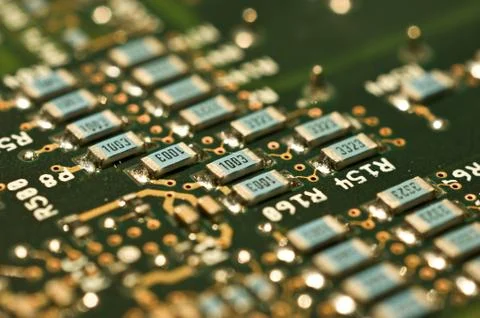 Electronic circuits Stock Photos