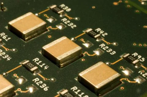 Electronic circuits Stock Photos