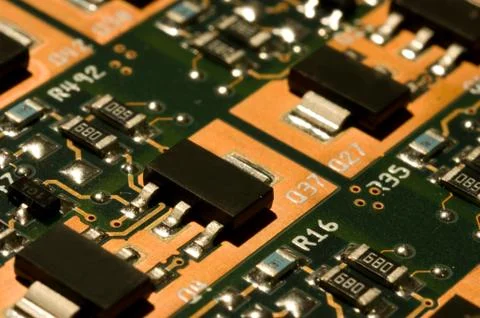 Electronic circuits Stock Photos