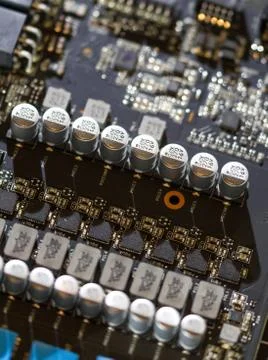 Electronic circuits Stock Photos