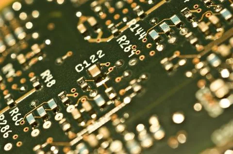 Electronic cirtcuits Stock Photos