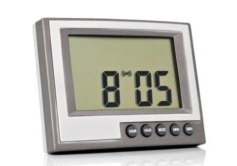 Electronic clock Stock Photos