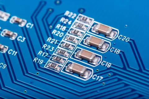 Electronic collection - computer circuit board Stock Photos