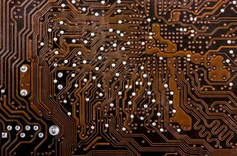 Electronic collection - computer circuit board Stock Photos