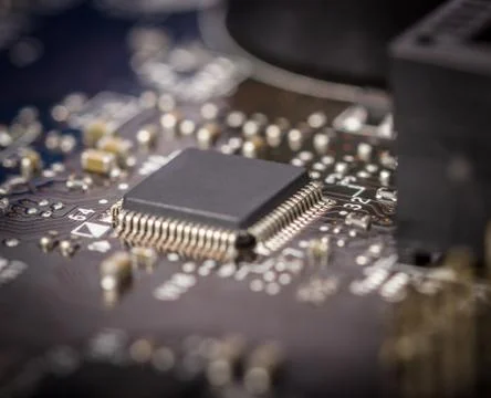 Electronic collection - computer circuit board Stock Photos