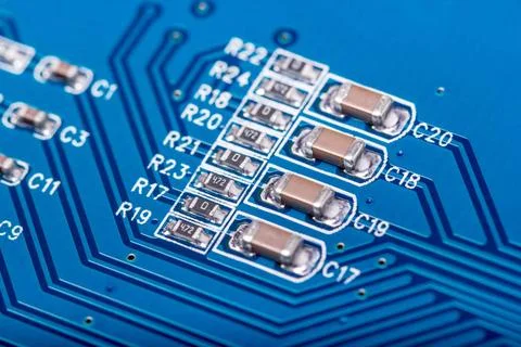 Electronic collection - computer circuit board Electronic collection - clo... Foto stock