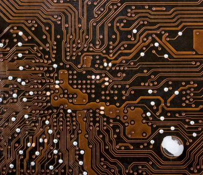 Electronic collection - computer circuit board Electronic collection - clo... Stock Photos