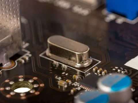 Electronic collection - computer circuit board Electronic collection - fra... Stock Photos