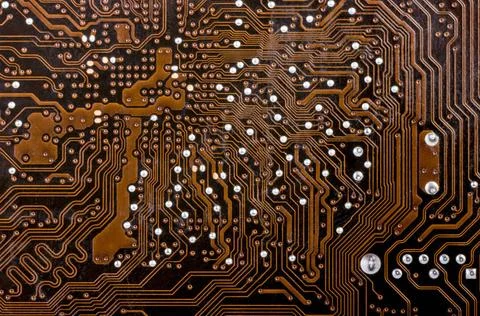 Electronic collection - computer circuit board Electronic collection - clo... Stock Photos