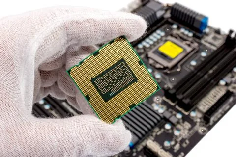 Electronic collection - Computer processor Electronic collection - The rep... Stock Photos