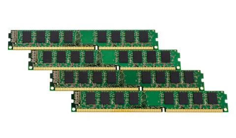 Electronic collection - computer random access memory (RAM) modules Stock Photos