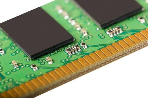 Electronic collection - computer random access memory (RAM) modules Stock Photos