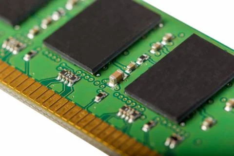 Electronic collection - computer random access memory (RAM) modules Stock Photos
