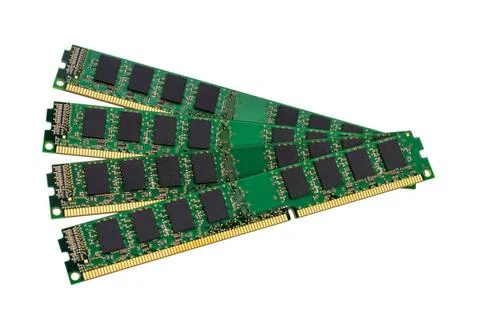 Electronic collection - computer random access memory (RAM) modules Electr... Stock Photos