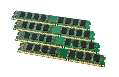 Electronic collection - computer random access memory (RAM) modules Electr... Stock Photos