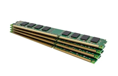 Electronic collection - computer random access memory (RAM) modules Electr... Stock Photos