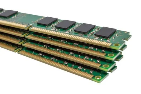 Electronic collection - computer random access memory (RAM) modules Electr... Stock Photos