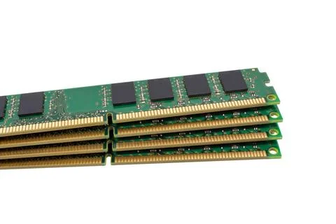 Electronic collection - computer random access memory (RAM) modules Electr... Stock Photos