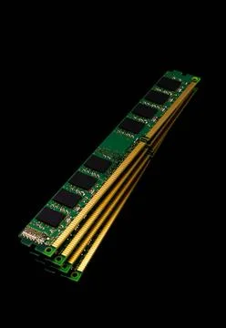 Electronic collection - computer random access memory (RAM) modules Electr... Stock Photos