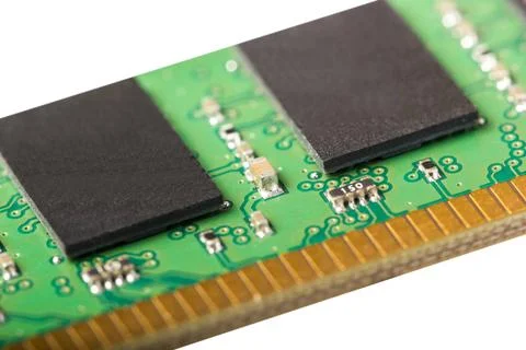 Electronic collection - computer random access memory (RAM) modules Electr... Stock Photos