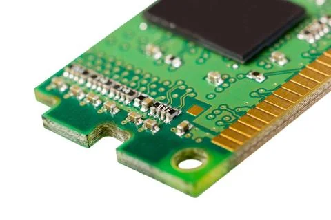Electronic collection - computer random access memory (RAM) modules Electr... Stock Photos