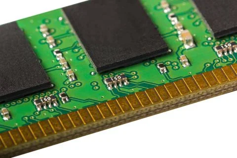 Electronic collection - computer random access memory (RAM) modules Electr... Stock Photos