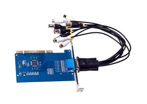 Electronic collection - computer video capture card Foto stock