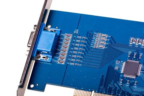 Electronic collection - computer video capture card Stock Photos