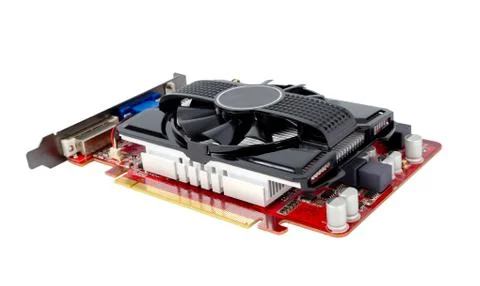 Electronic collection - computer videocard Stock Photos