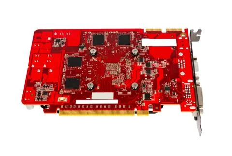 Electronic collection - computer videocard Stock Photos