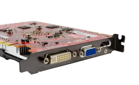 Electronic collection - Computer videocard Stock Photos