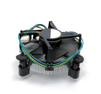 Electronic collection - CPU cooler CPU cooler isolated on a white backgrou... Stock Photos