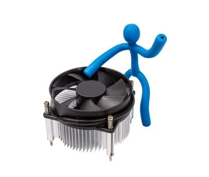 Electronic collection - cpu cooler Stock Photos