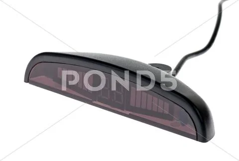 Electronic collection - External display ultrasonic car parking sensor Stock Photos