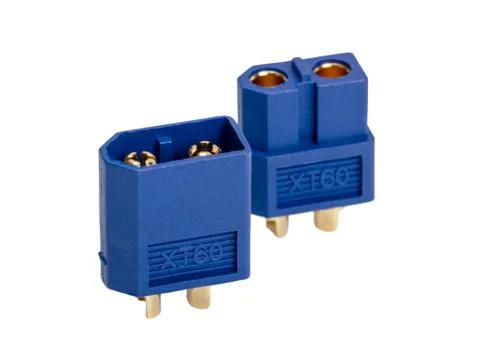 Electronic collection - Low voltage high-power connector industrial standard  Stock Photos