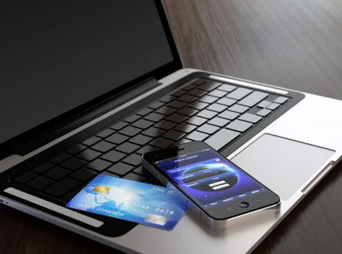 Electronic commerce Stock Illustration